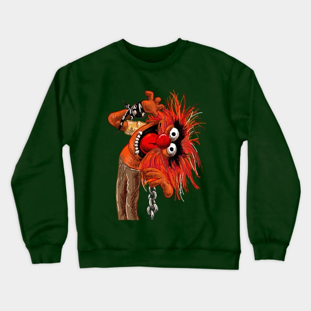 The Muppets Animal Illustration Crewneck Sweatshirt by CatsandBats